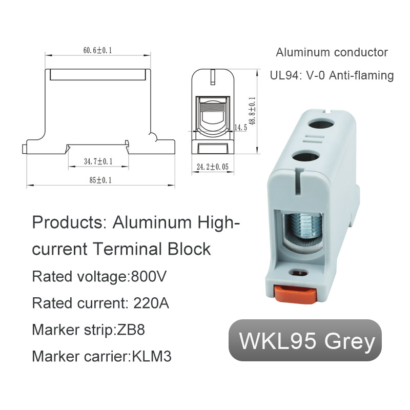 Din Rail Aluminium Terminalblock