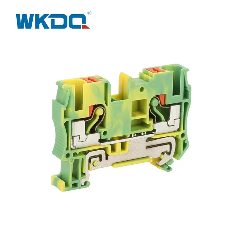 JPT 6-PE Phoenix Push-In-Klemmenblockanschluss PT-Durchgangserdung Schutz-PE Modular Grün und Gelb