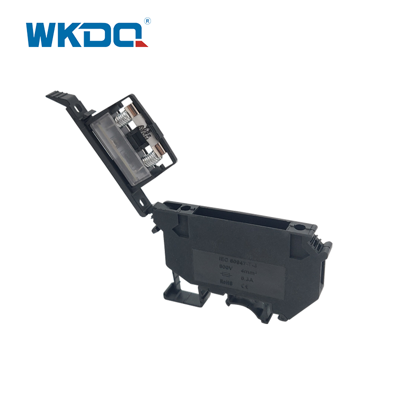 JUK 5-HESI Schraubklemmenblock-Anschluss, UK-Serie, Schienentyp, graue und schwarze Farbe