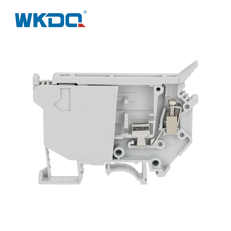 JUK 5-HESILED Messing-Metall-Schraubklemmenblock, isolierter Klemmenblock