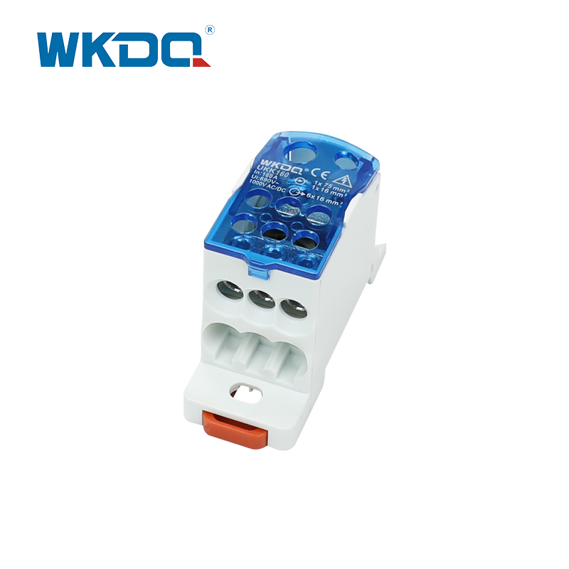 Anschlussverteilerkasten UKK 160A Power Block Verteiler mit transparenter Abdeckung
