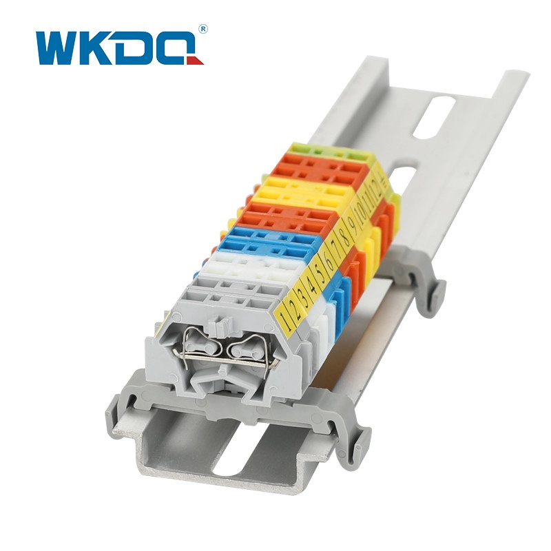 Klemmenblock mit Streifenfederklemme