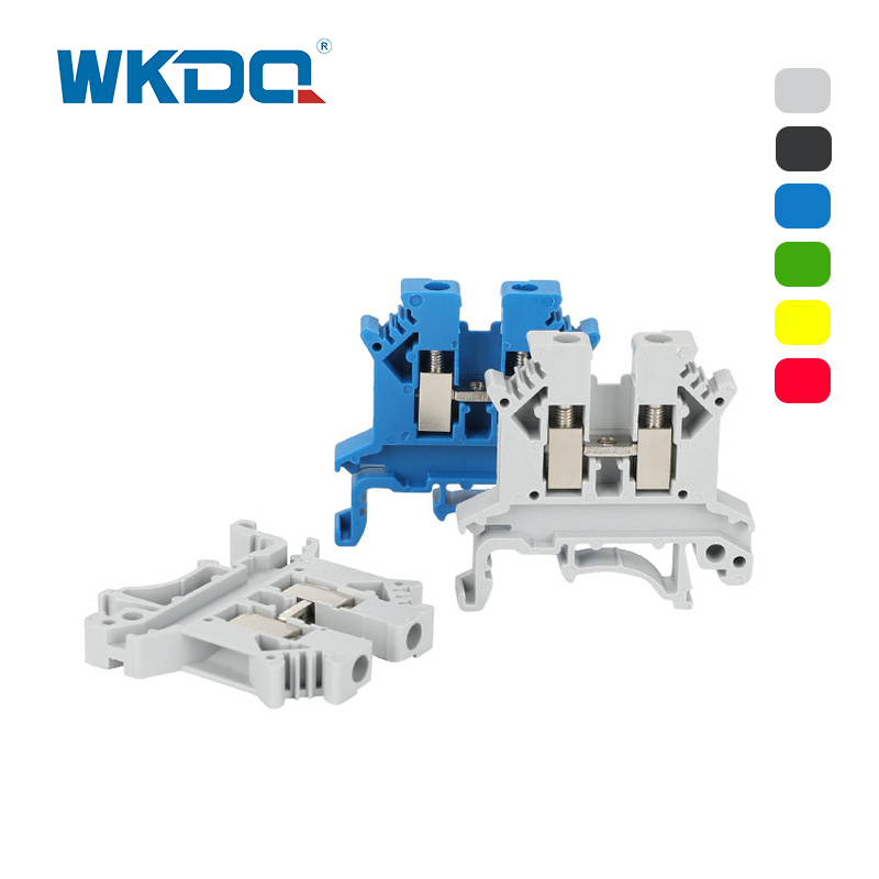 ZB-Durchgangsklemmenblock, separat beschriftet, Nylonmaterial, graue Farbe